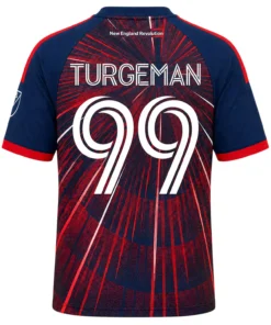 New England Revs Jersey Turgeman Unique Fan Apparel