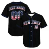 New York Yankees Black USA 250 Jersey Custom Player Dynamic Style