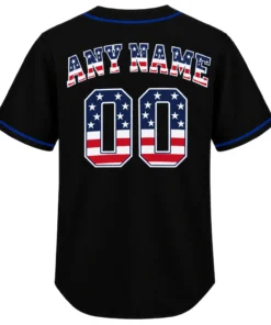 New York Yankees Black USA 250 Jersey Custom Player Dynamic Style
