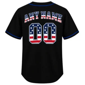 New York Yankees Black USA 250 Jersey Custom Player Dynamic Style
