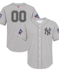 New York Yankees Grey USA 250 Jersey Epic Custom Player