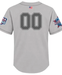 New York Yankees Grey USA 250 Jersey Epic Custom Player