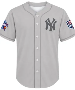 New York Yankees Grey USA 250 Jersey Epic Custom Player