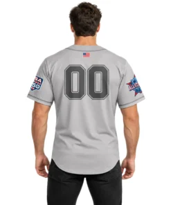 New York Yankees Grey USA 250 Jersey Epic Custom Player
