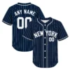 New York Yankees Pinstripe Jersey Custom Player Vibrant Style