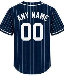 New York Yankees Pinstripe Jersey Custom Player Vibrant Style