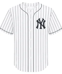 New York Yankees White Home Jersey Custom Epic Pinstripe