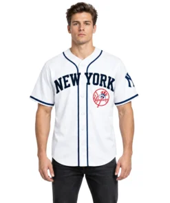 New York Yankees White Jersey Vibrant Fan Apparel Custom