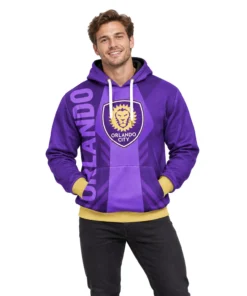 OCSC Hoodie Dynamic Purple Gold Custom