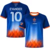 Orange & Blue Jersey Evander Ferreira Inspiring Fan Wear