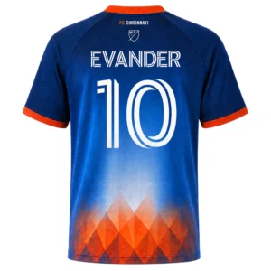 Orange & Blue Jersey Evander Ferreira Inspiring Fan Wear