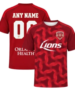 Orlando City Red Jersey Kids 2026 Bold Archive