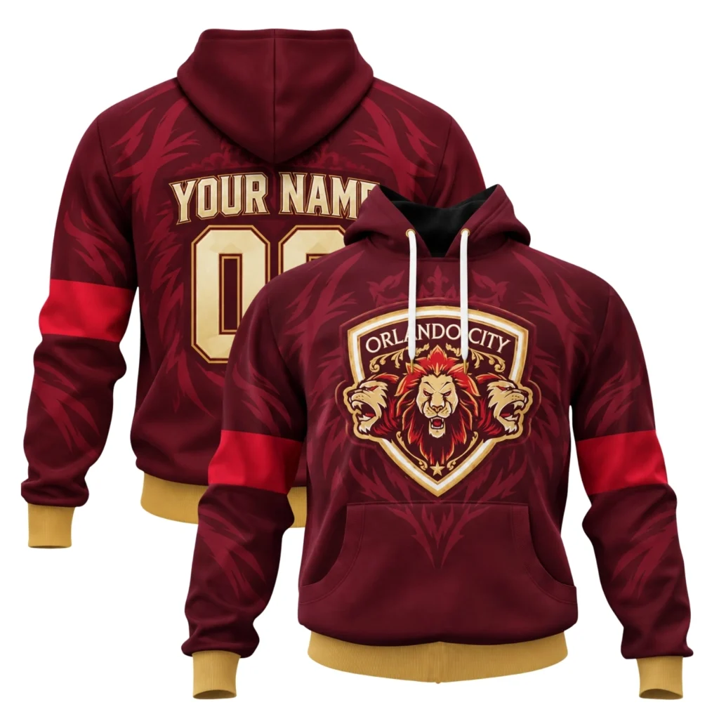 Orlando City SC Fleece Hoodie Fierce Lion