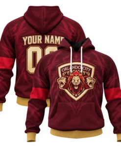 Orlando City SC Fleece Hoodie Fierce Lion