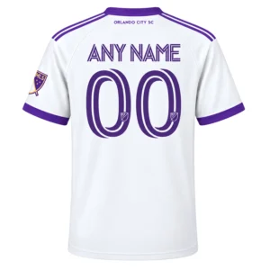 Orlando City White Jersey Kids Vibrant Sunshine Design