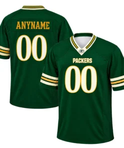 Packers Custom Bold Name Number Jersey Remarkable Fanwear
