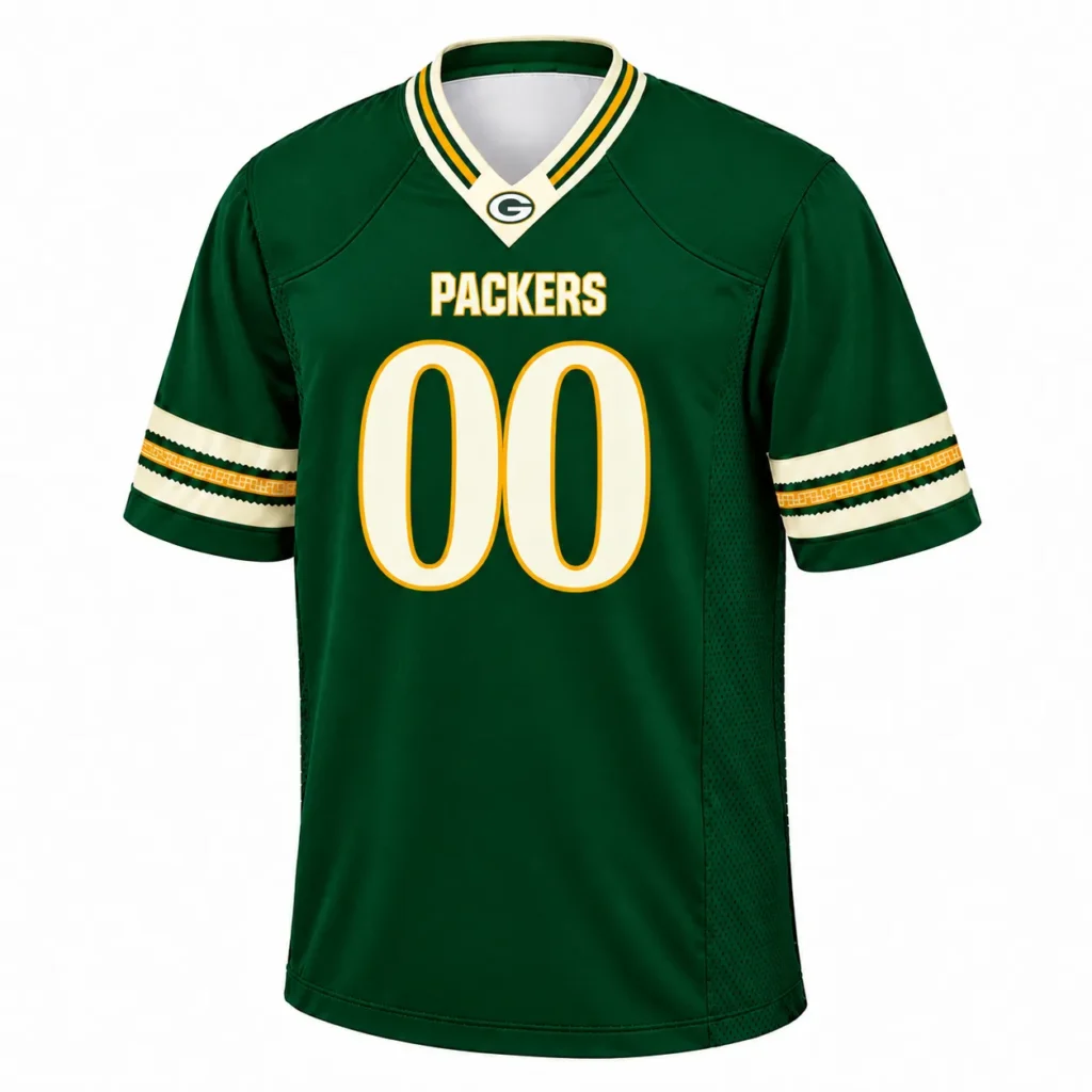 Packers Custom Bold Name Number Jersey Remarkable Fanwear