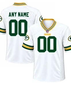 Packers Personalized White Jersey Impressive Fanwear
