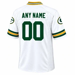 Packers Personalized White Jersey Impressive Fanwear