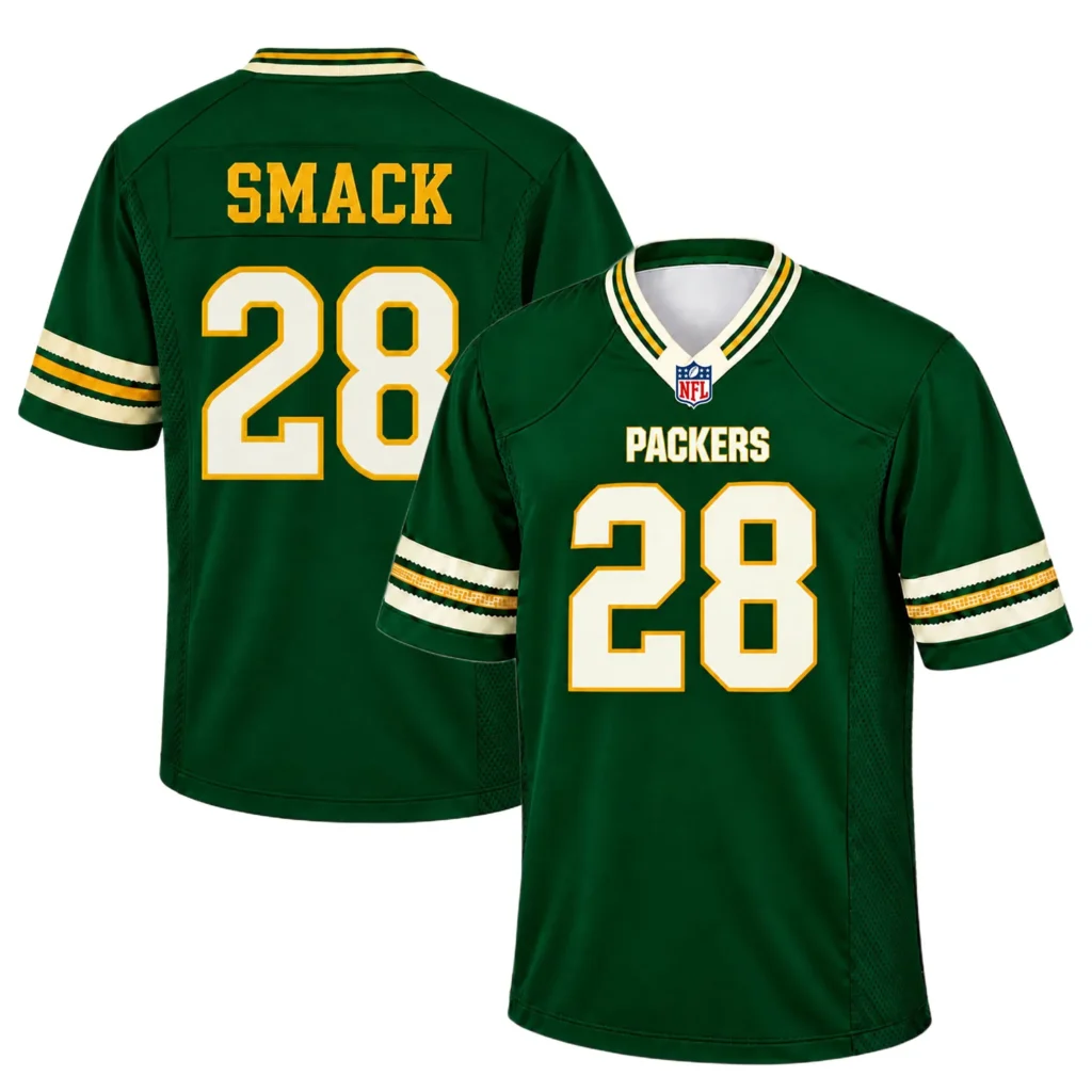 Packers Trey Smack Home Jersey Fanwear Sensational Big Size