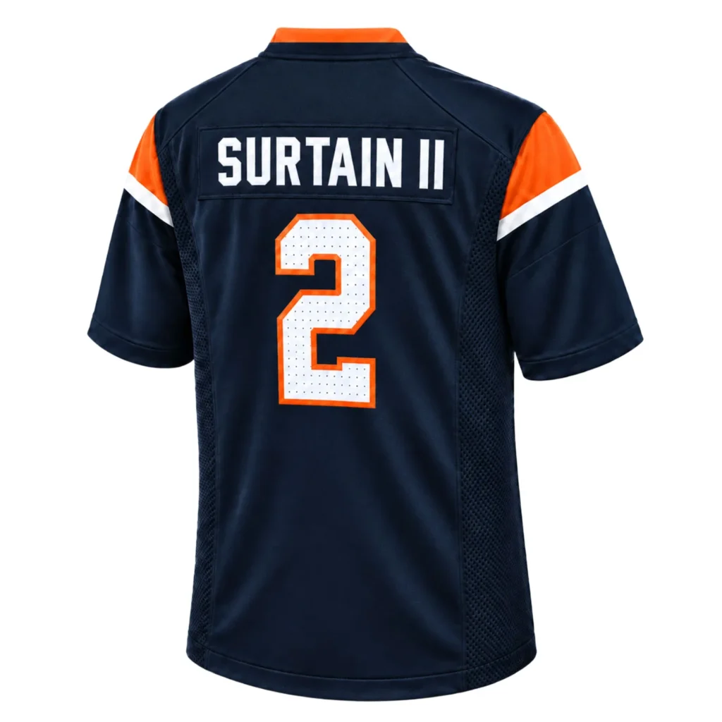 Patrick Surtain Broncos Navy Jersey 2026 Vibrant Fan Style