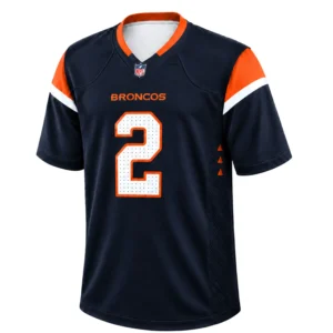 Patrick Surtain Broncos Navy Jersey 2026 Vibrant Fan Style