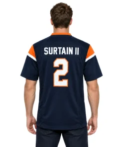 Patrick Surtain Broncos Navy Jersey 2026 Vibrant Fan Style