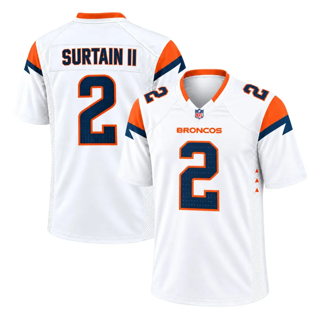 Patrick Surtain II Broncos 2026 Jersey Intriguing Fan Style 7XL Size