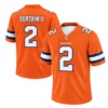 Patrick Surtain II Broncos Jersey Orange Bold Fan Wear