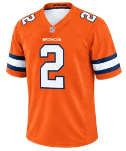 Patrick Surtain II Broncos Jersey Orange Bold Fan Wear