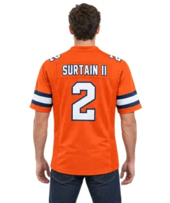 Patrick Surtain II Broncos Jersey Orange Bold Fan Wear