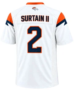 Patrick Surtain II Broncos Team Jersey Practical Fan Gear