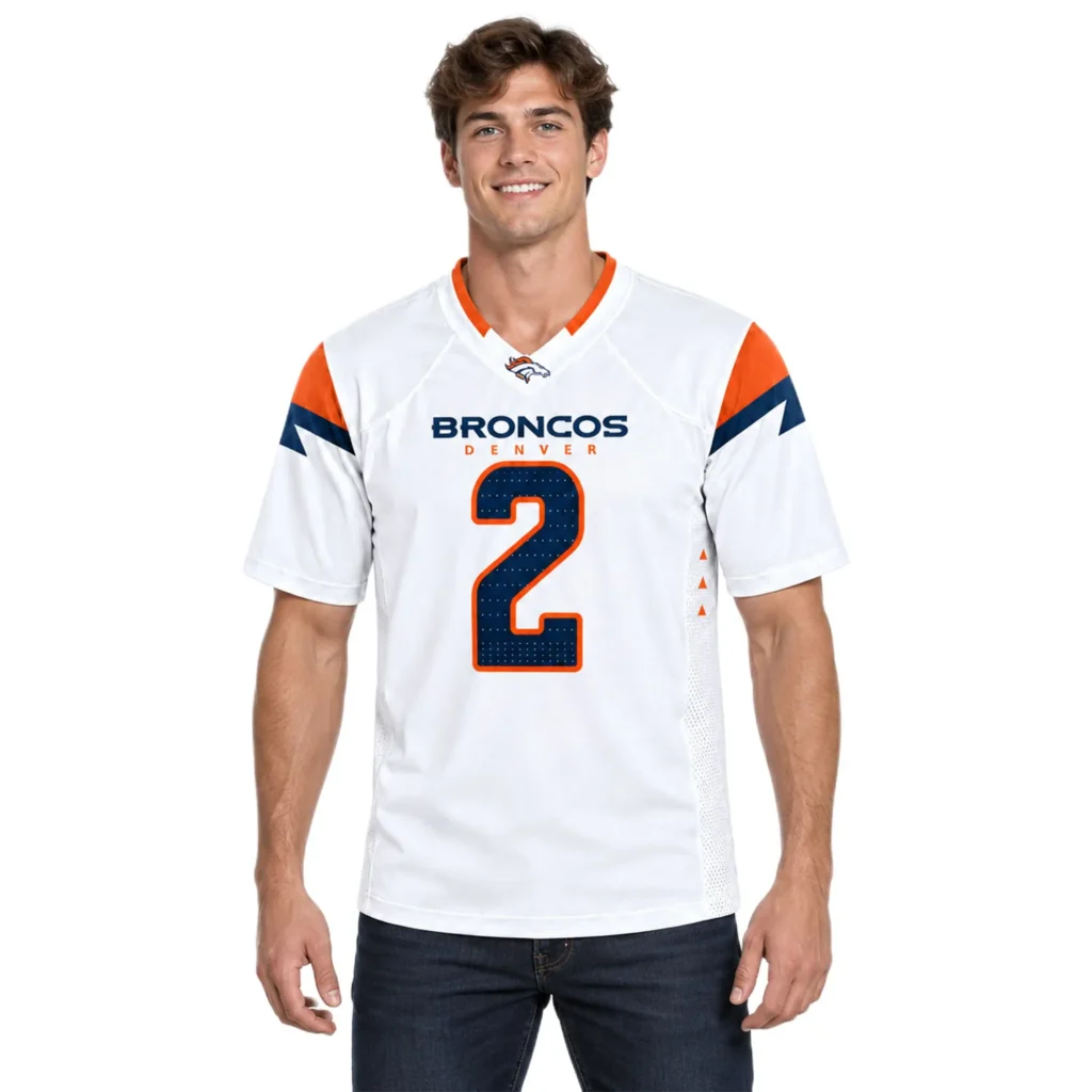 Patrick Surtain II Broncos Team Jersey Practical Fan Gear
