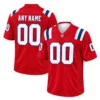 Patriots Red Jersey Brilliant Custom Game Style
