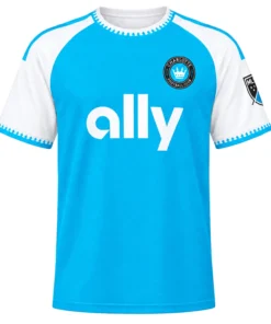 Pep Biel Blue Jersey Vibrant Custom Charlotte FC Player 2026