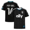 Pep Biel Charlotte FC Black Jersey Bold Custom Player