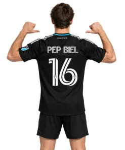 Pep Biel Charlotte FC Black Jersey Bold Custom Player
