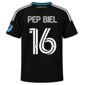 Pep Biel Charlotte FC Black Jersey Bold Custom Player