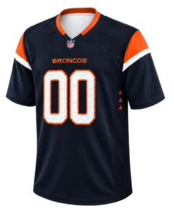 Personalized Denver Broncos Navy Jersey Powerful Style