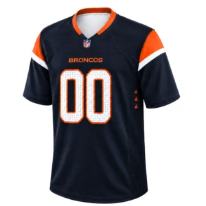Personalized Denver Broncos Navy Jersey Powerful Style
