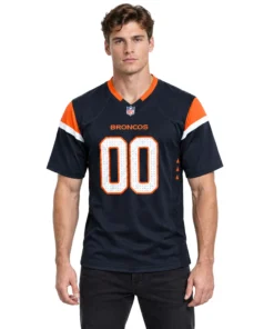 Personalized Denver Broncos Navy Jersey Powerful Style