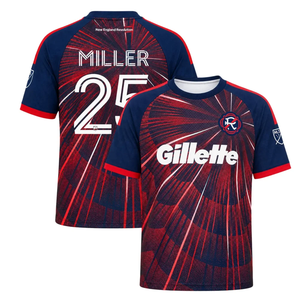 Peyton Miller Revolution Jersey Custom Brilliant Fan Wear