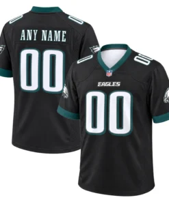 Philadelphia Eagles Black Jersey 2026 - Dynamic Custom Name and Number