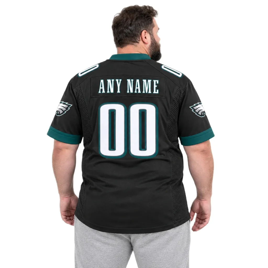 Philadelphia Eagles Black Jersey 2026 – Dynamic Custom Name and Number