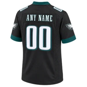 Philadelphia Eagles Black Jersey 2026 - Dynamic Custom Name and Number