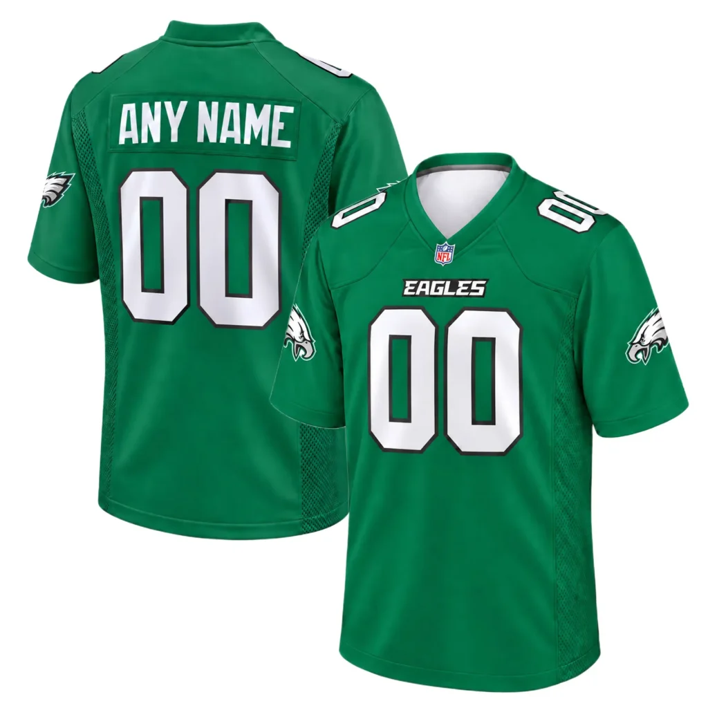 Philadelphia Eagles Green Jersey 2026 - Elite Alternate Custom Player