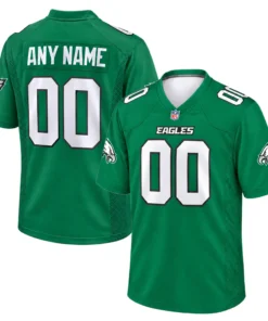 Philadelphia Eagles Green Jersey 2026 - Elite Alternate Custom Player