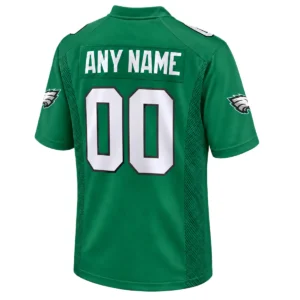 Philadelphia Eagles Green Jersey 2026 - Elite Alternate Custom Player