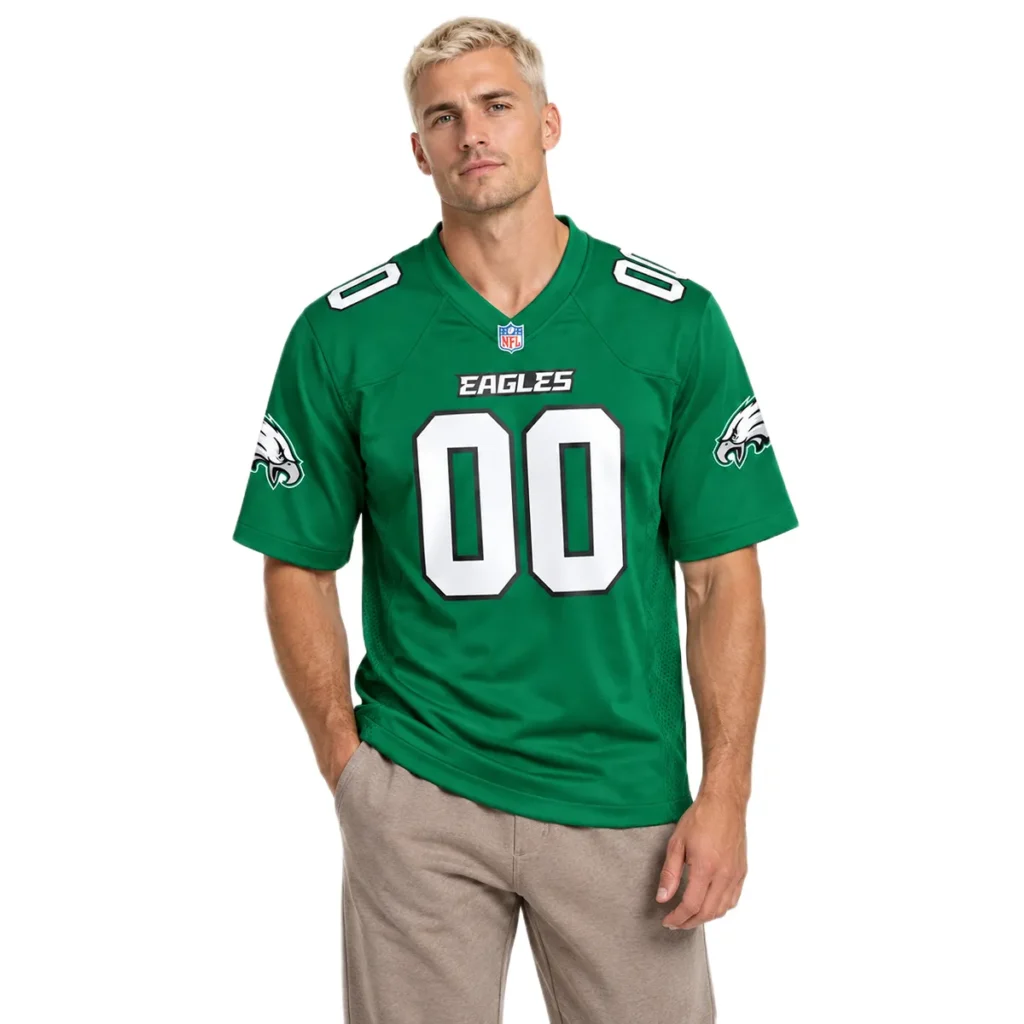 Philadelphia Eagles Green Jersey 2026 - Elite Alternate Custom Player