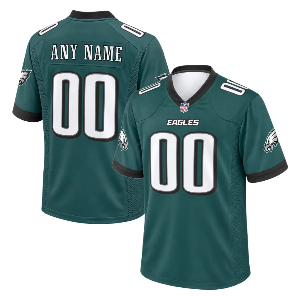 Philadelphia Eagles Home Jersey 2026 - Custom Player Bold NFL apparel